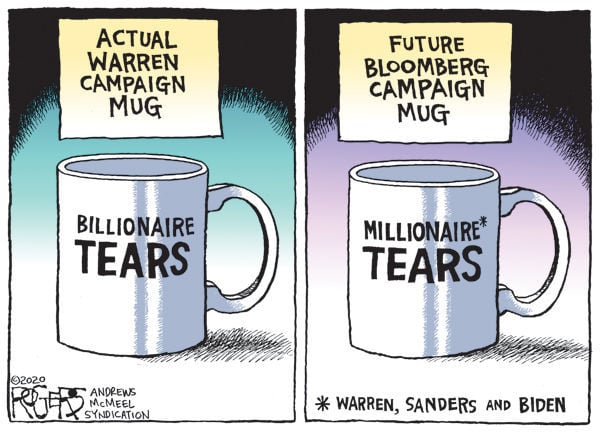 Billionaire Tears Warren 2020 Coffee Mug